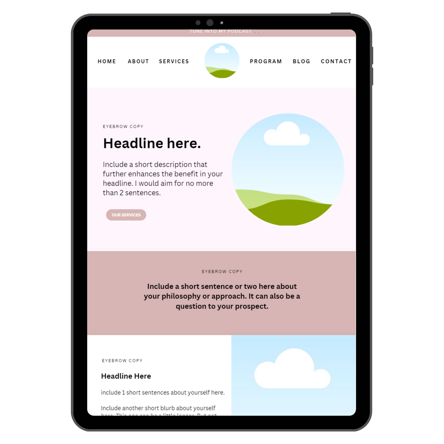 Wireframe Your Copy in Canva - Homepage Bundle