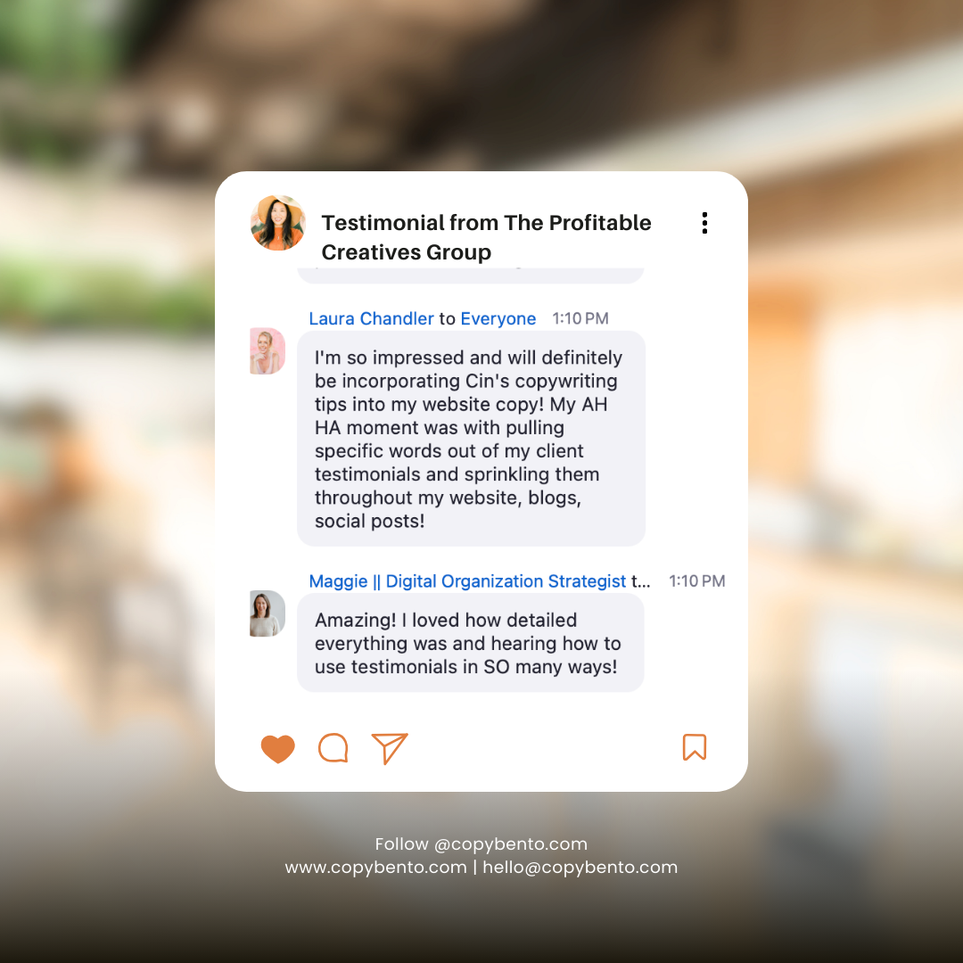 #4: Turn Testimonials into Memorable Messaging