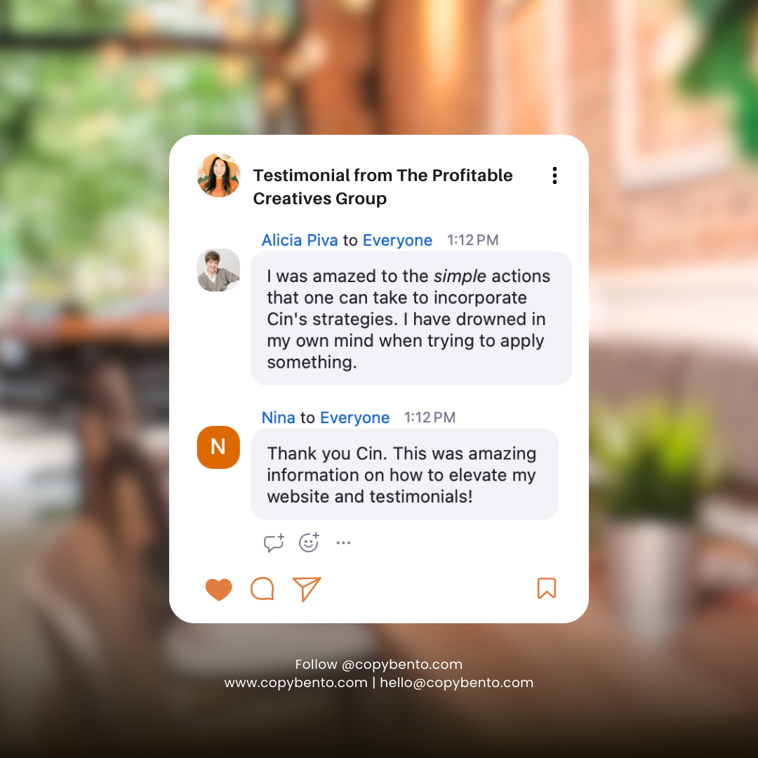 #4: Turn Testimonials into Memorable Messaging