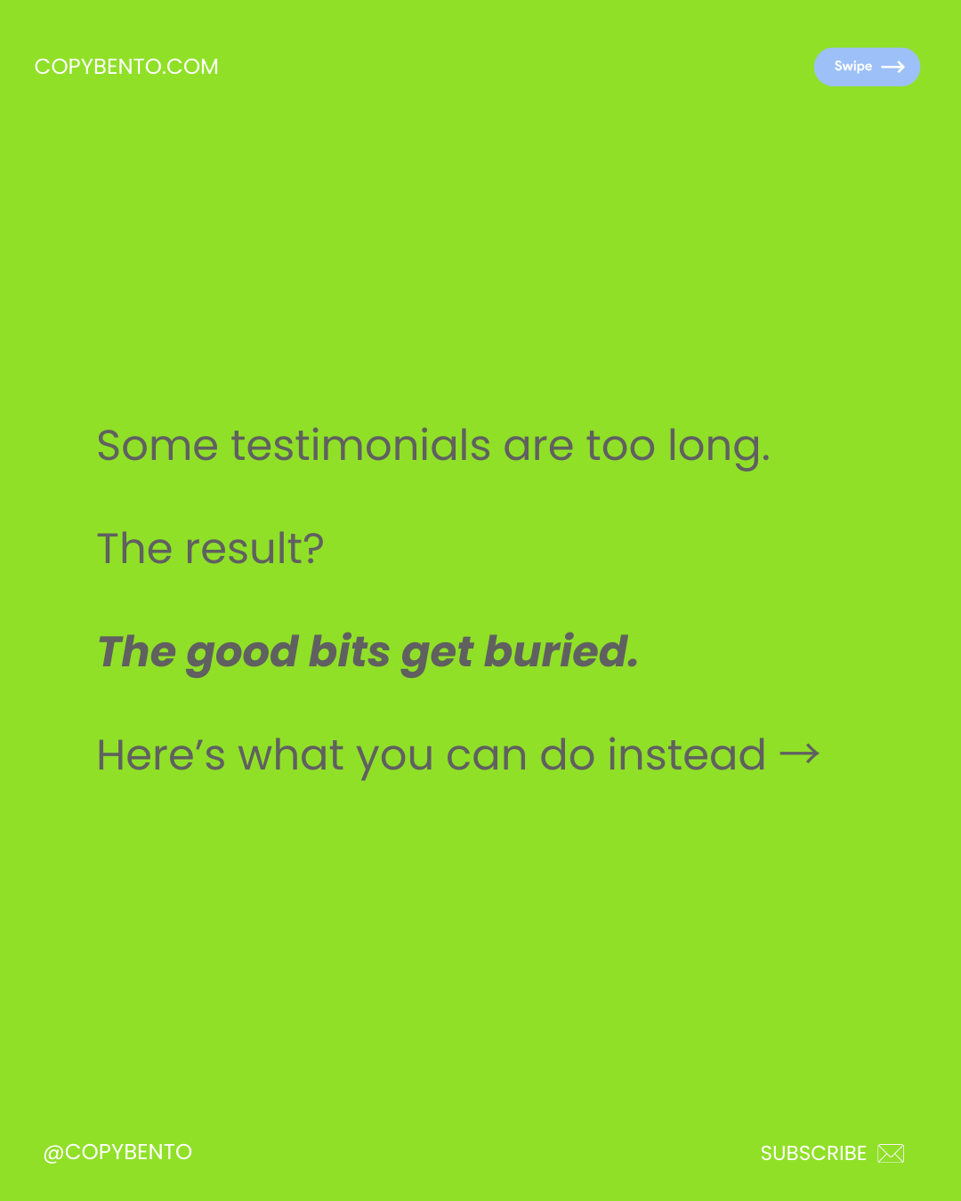 #4: Turn Testimonials into Memorable Messaging
