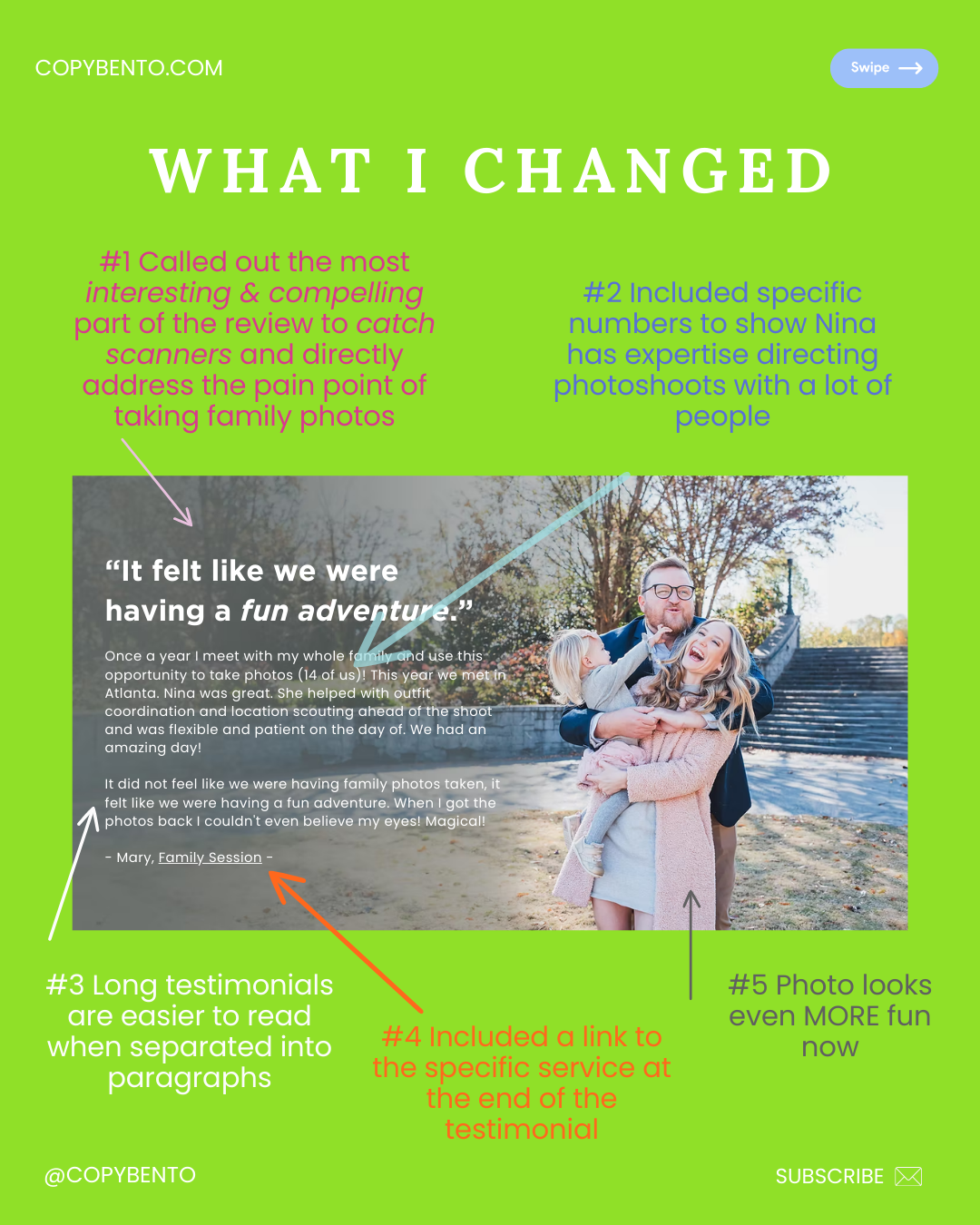 #4: Turn Testimonials into Memorable Messaging