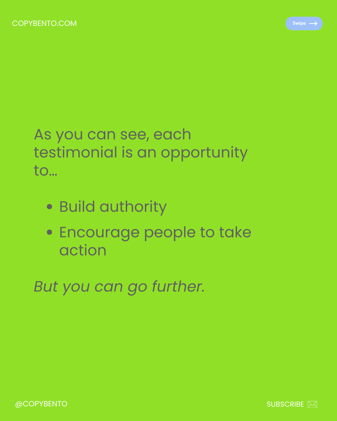 #4: Turn Testimonials into Memorable Messaging