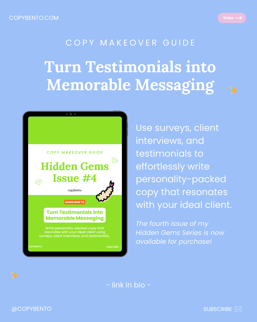 #4: Turn Testimonials into Memorable Messaging