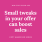 #1: Transform Your Offer with Simple Tweaks