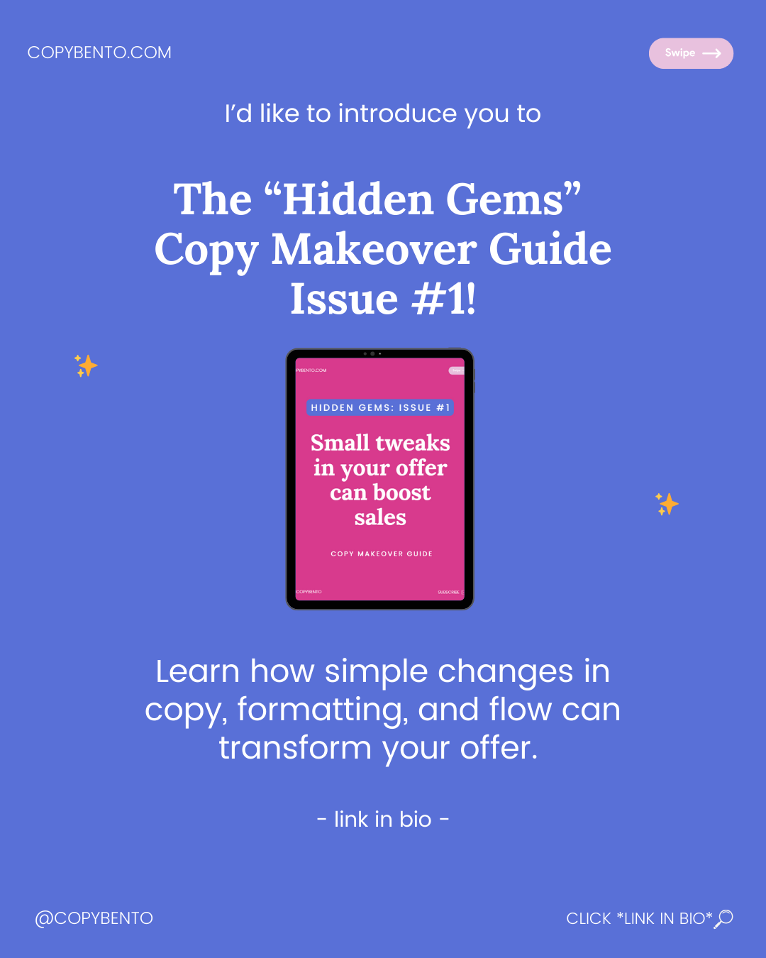 #1: Transform Your Offer with Simple Tweaks