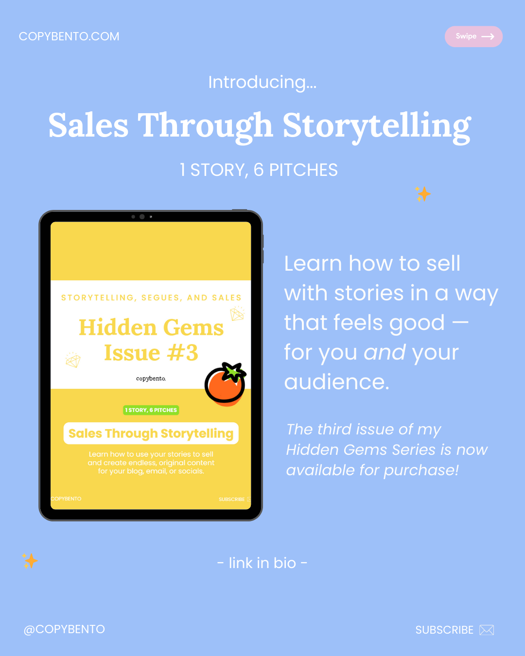 #3: Sales through Storytelling